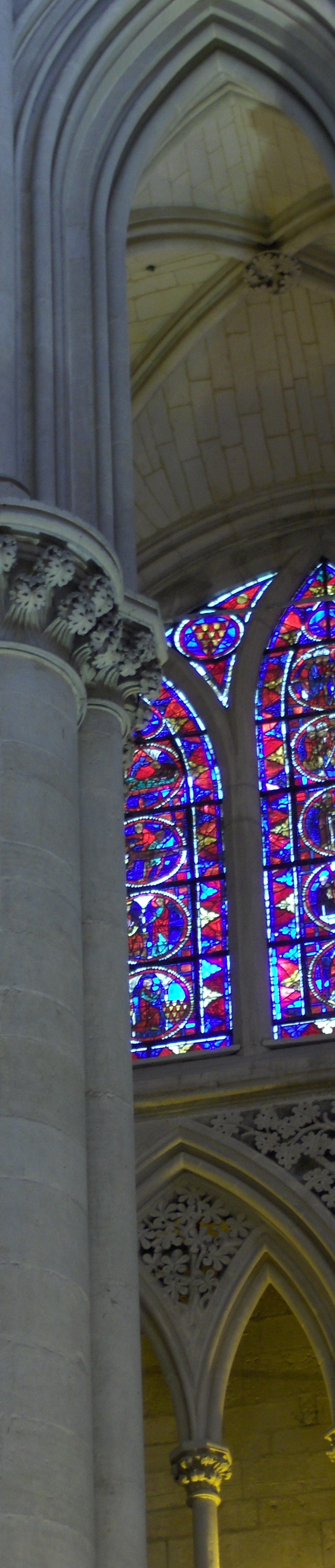 intérieur cathédrale du Mans